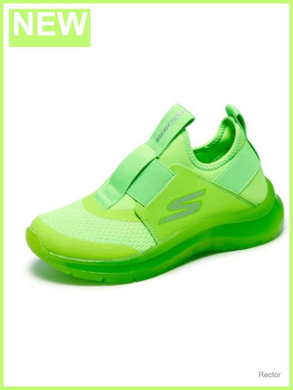 Boys Lightweight Laceless Sneakers Comfort Insole Mesh Athletic School